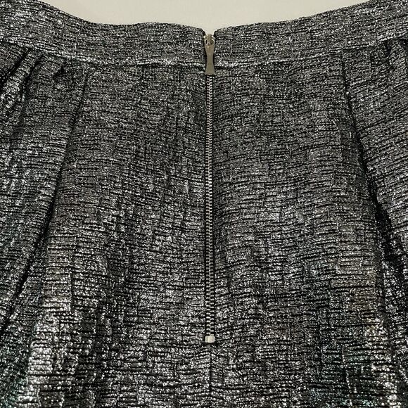 KATE SPADE NEW YORK METALLIC SKIRT SZ 10 - Picture 6 of 8